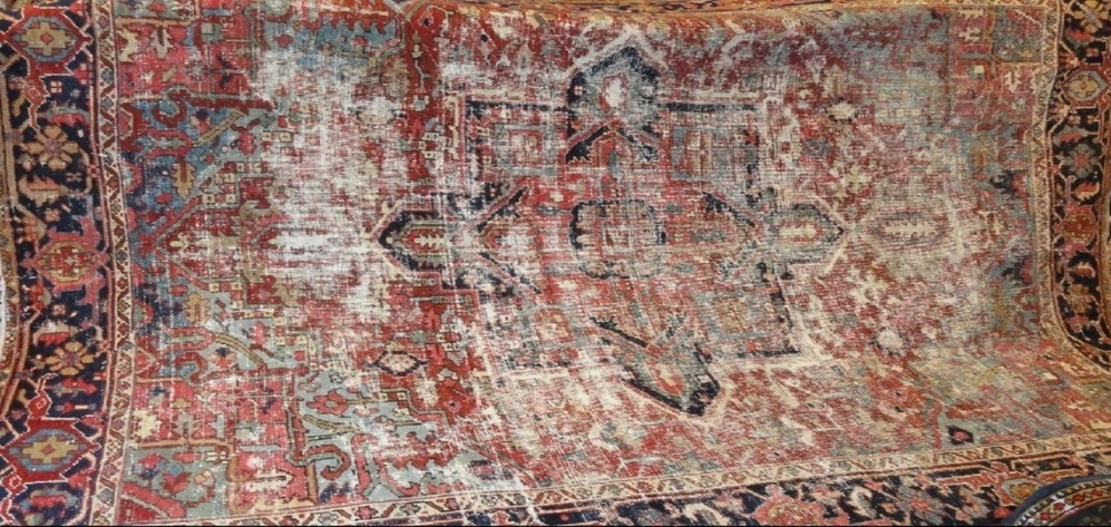 tappeto prima del restauro